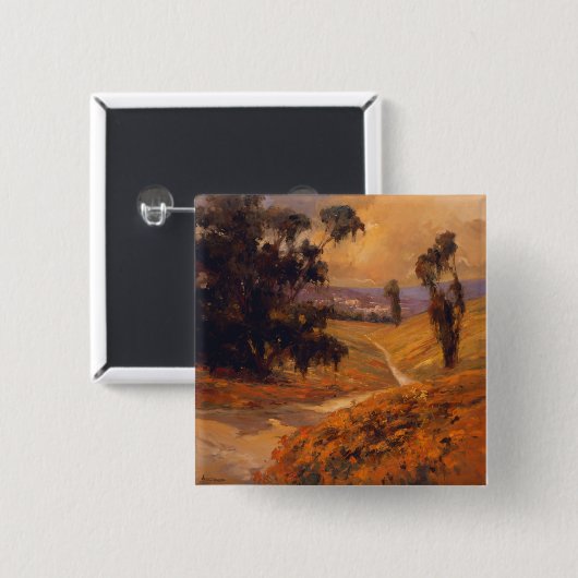 午後の歩行II 缶バッジ (正面&裏面)