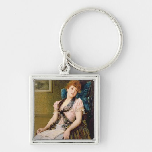 午後の残り キーホルダー (正面)