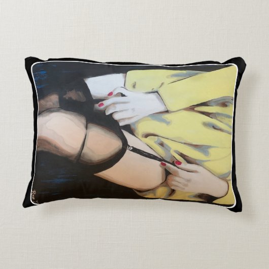 『午後の絵画事件』は アクセントクッション (裏面)