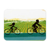 午後の車 マグネット (横)