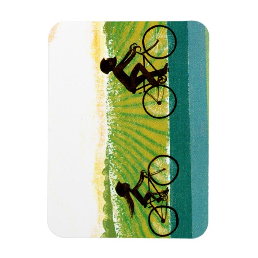 午後の車 マグネット (縦)