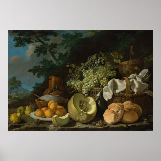 午後の食事 ポスター (正面)