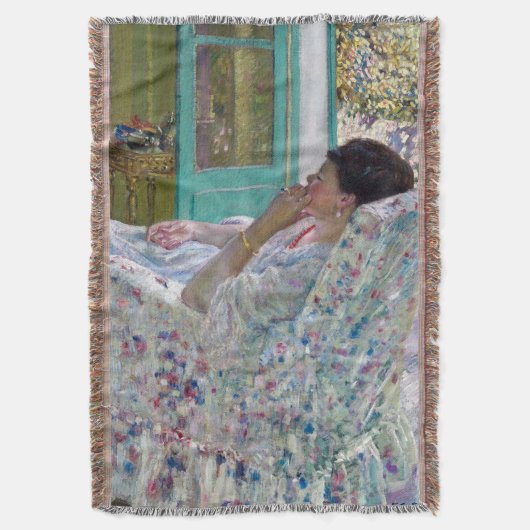 午後の黄色い部屋 1910年 スローブランケット (正面縦)