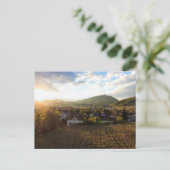 午後フランスのの光の中のワインの村 ポストカード (スタンド正面)