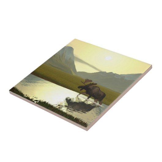 午後ムース タイル (側面)