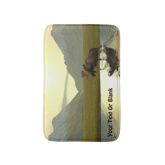 午後ムース バスマット (正面縦)