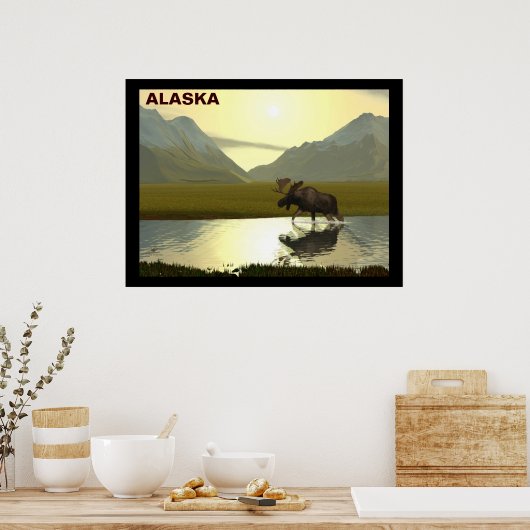 午後ムース ポスター (キッチン)