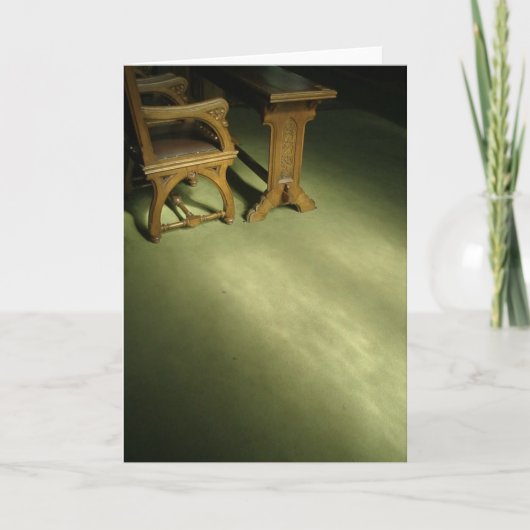 午後ライトプラハ2009年5月の教会席 カード (正面)