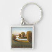 午後ライトV キーホルダー (正面)