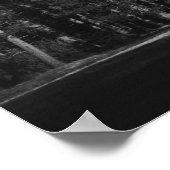 午後遅い太陽の半円上 ポスター (角)