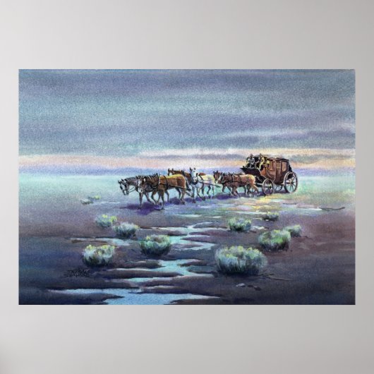 午後遅くスタージコーチバイシャロンSHARON SHARPE ポスター (正面)