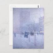 午後遅くニューヨークの冬 – チルドハサム ポストカード (正面/裏面)