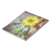 午後9時のひまわり ノートパッド (回転)