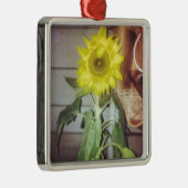 午後9時のひまわり メタルオーナメント (右)