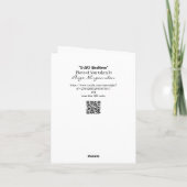 午後9時半の親就寝。 カード (裏面)