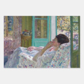 午後 – イエロールーム1910 ラッピングペーパーシート (正面)