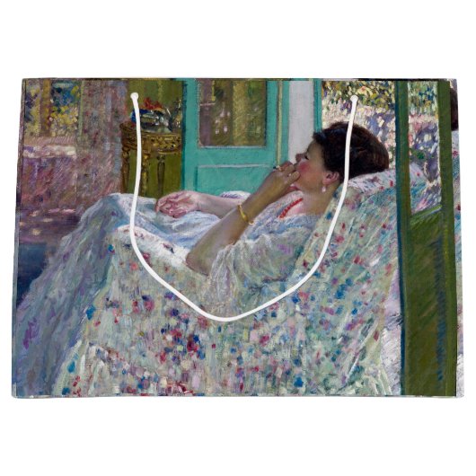 午後 – イエロールーム1910 ラージペーパーバッグ (正面)