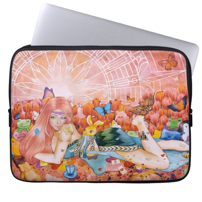 午後 ラップトップスリーブ (正面)