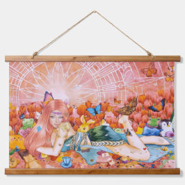 午後 吊り下げ型タペストリー