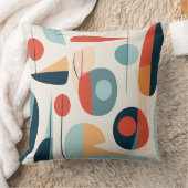 半はっきりした世紀のモダン抽象芸術 クッション (ブランケット)