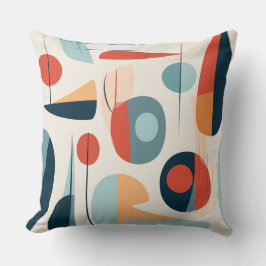 半はっきりした世紀のモダン抽象芸術 クッション