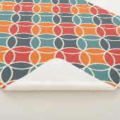 半カラフル世紀のスタイルパタモダンーン シェルパブランケット (3/4)