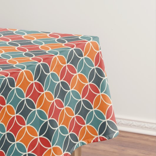 半カラフル世紀のスタイルパタモダンーン テーブルクロス (インサイチュ)