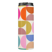 半カラフル世紀の抽象芸術パタモダンーン タンブラー (裏面)