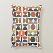 半カラフル世紀レトロ幾何学模様 アクセントクッション (裏面(縦))