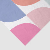 半カラフル円抽象芸術幾何学模様 薄葉紙 (詳細)