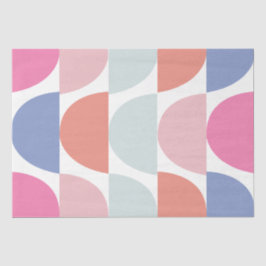 半カラフル円抽象芸術幾何学模様 薄葉紙