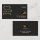 半クリエイティブのトラックのきれいな専門の輸送 名刺 (正面/裏面)