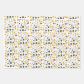 半クール世紀モダン ラッピングペーパーシート (正面2)