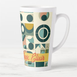 半コンテンポラリー世紀スタイル母の魔法エリクシル カフェラテマグ