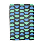 半スタイリッシュ径モダン幾何模様 バスマット (正面縦)