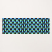 半スタイリッシュ径モダン幾何模様 ヨガマット (裏面(横))