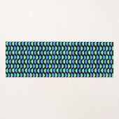 半スタイリッシュ径モダン幾何模様 ヨガマット (正面(横))