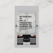 半トラックビジネスプロフィールカード 名刺 (裏面)