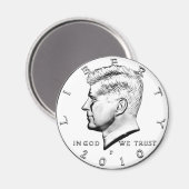 半ドル建て マグネット (正面/裏面)