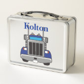 半パーソナライズされた車 メタルランチボックス (裏面)