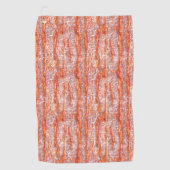 半ピクセルのスポンジまたは木の樹皮のスタイル ゴルフタオル (正面)