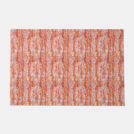 半ピクセルのスポンジまたは木の樹皮のスタイル ドアマット