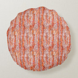 半ピクセルのスポンジまたは木の樹皮のスタイル ラウンドクッション