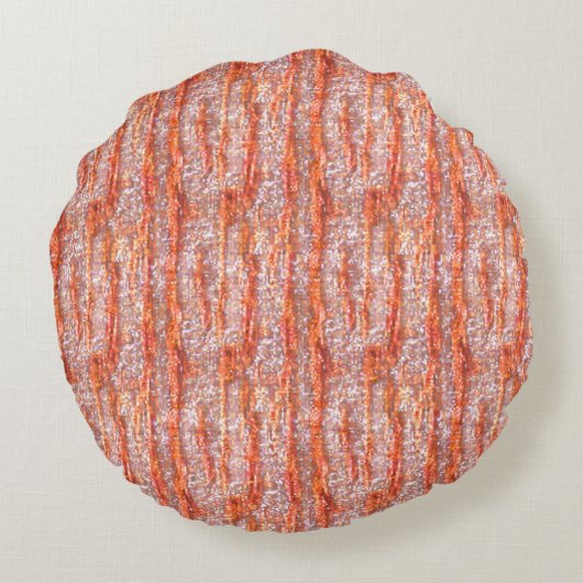 半ピクセルのスポンジまたは木の樹皮のスタイル ラウンドクッション (裏面)