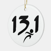 半マラソン13.1 セラミックオーナメント (左)