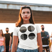 半ミニマル円 Tシャツ