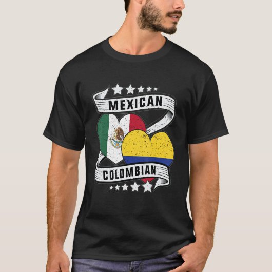 半メキシコ半コロンビアシャツColumbia Mexica Tシャツ (正面)