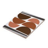 半モダン世紀セミサークルウォームトーン タイル (側面)