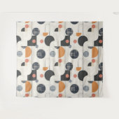 半モダン世紀パターン タペストリー (正面(横))