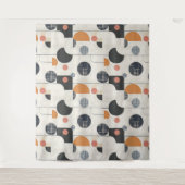 半モダン世紀パターン タペストリー (正面)